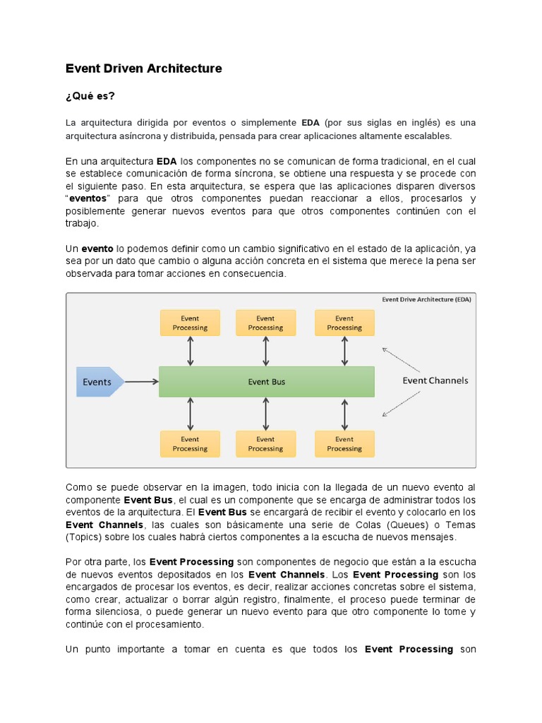 Event Driven Architecture | PDF | Unidad Central de procesamiento ...