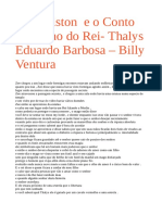Zee Griston e o Conto Do Trono Do Rei - Thalys Eduardo Barbosa - Billy Ventura