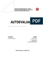 Autoevaluación