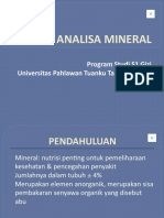 Analisis Mineral