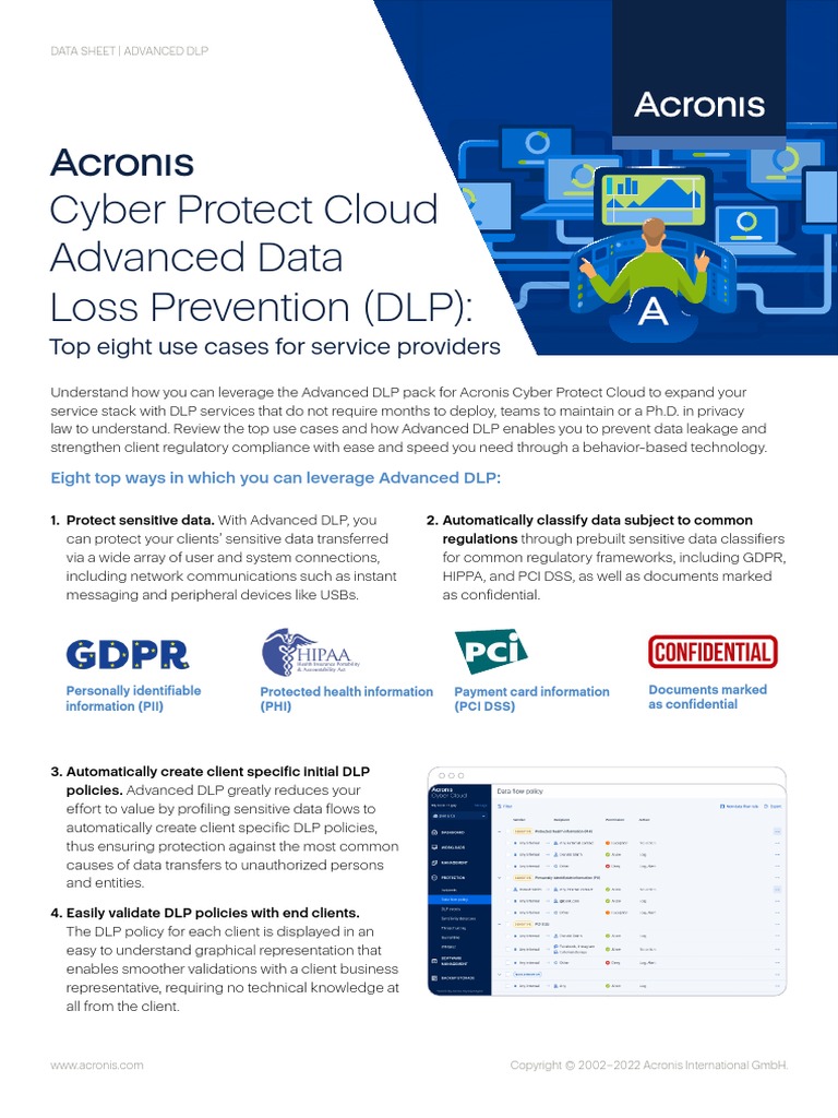Advance Dlp Spec Sheet Pdf Information Sensitivity Cloud Computing