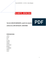 30 Anys, Bon Dia!-Text de Carles Marquès