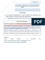 Lab. 6 - El Ensayo, Estructura, Recomendaciones y Tesis - C5-A