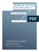 Evidencias de Bioestadistica