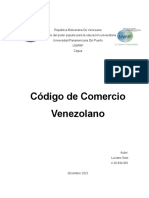 Código de Comercio Vzlano