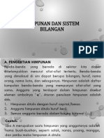 Himpunan Dan Sistem Bilangan