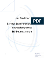 User Guide for Barcode Scan in Dynamics 365 Business Central