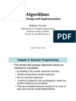 Algorithms: Analysis, Design and Implementation
