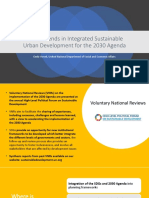 Global Trends in Integrated Sustainable Urban Development for the 2030 Agenda