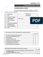 Ficha Sintomatologica - Geodrill