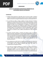 Honorarios Mínimos Contadores 2025 | PDF | Contador | Contabilidad