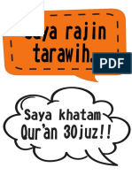 Saya Rajin Tarawih 2