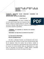 PRIMERO. Se Desecha El Recurso de Revisión Interpuesto. SEGUNDO. Se Deja Firme La Sentencia Recurrida.