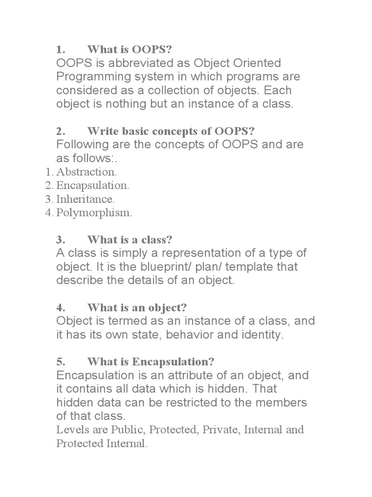 A Comprehensive Guide to Object-Oriented Programming Concepts in C++ ...
