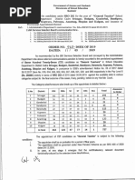 Order No. Dsek of 2019 Dated: 05 / 2019: Govern M Ent of Jammuandkashmir Directorate of School Education Kashm Ir