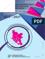 Produk Domestik Regional Bruto Kabupaten Lima Puluh Kota Menurut Pengeluaran 2017-2021
