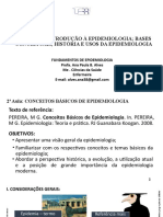 Introdução à Epidemiologia: Bases Conceituais e História