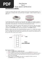 Stack, Queue and Recursion in Data Structure