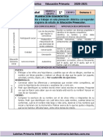 Plan DiagnÃ Stico - 1er Grado MatemÃ¡ticas (2020-2021)