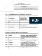 Functional Solution Requirements