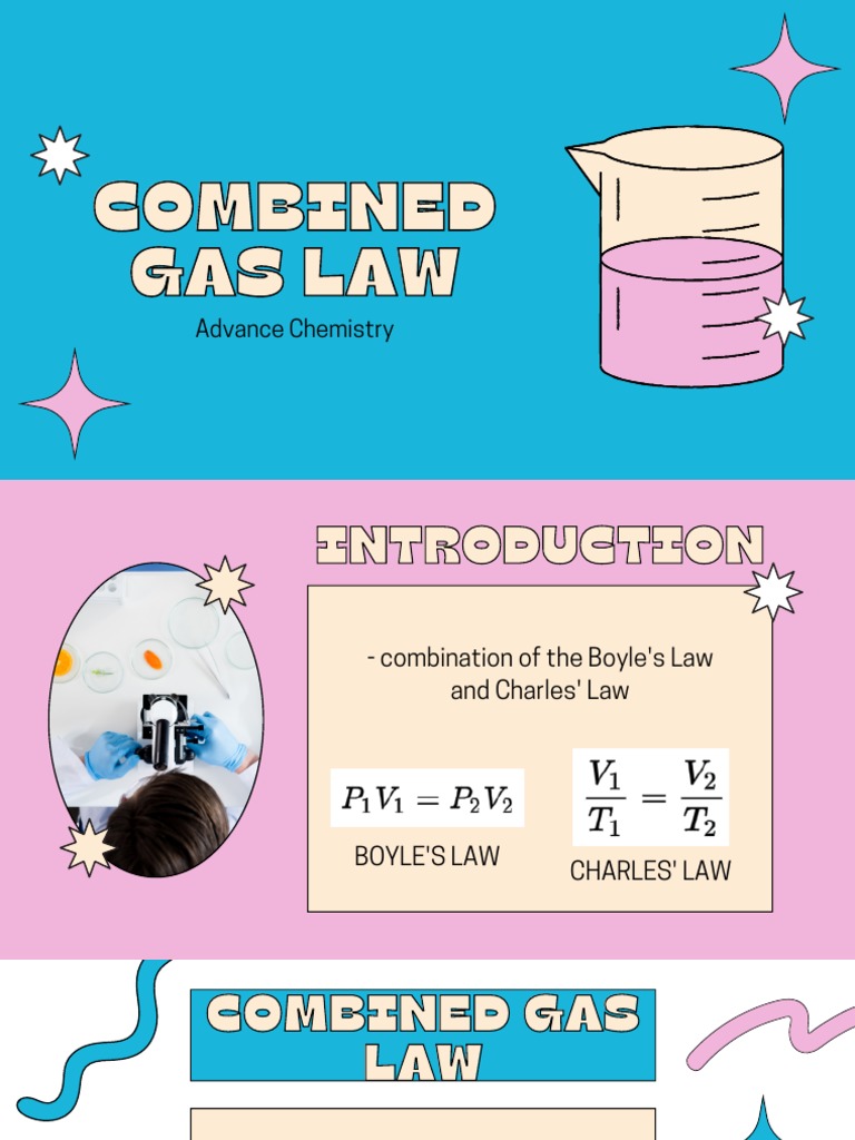 Combined Gas Law PDF