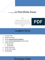 Modul 1.0. Training Analisis Petrofisika Dasar Geolog 7.0