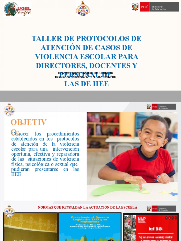 Protocolos de Atención a Violencia Escolar | PDF | Violencia | Abuso ...