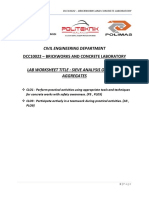 Report Politeknik Concrete Sieve Analysis of Coarse Aggregates