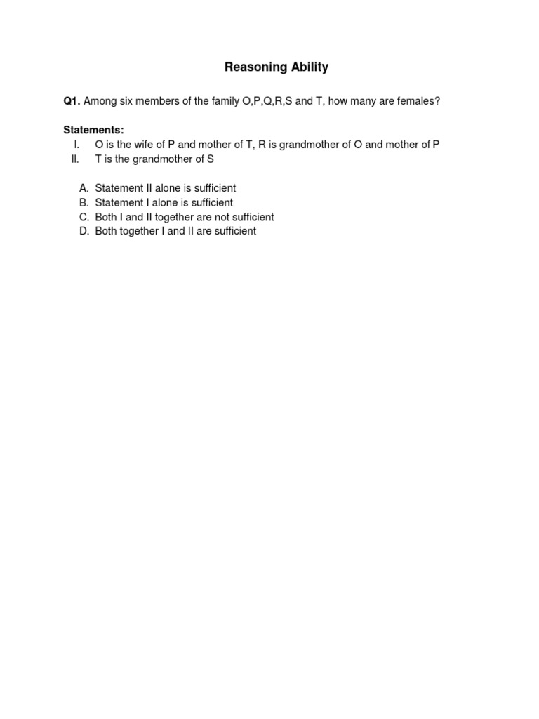 Tcs Nqt Practice Questions Pdf Argument Science