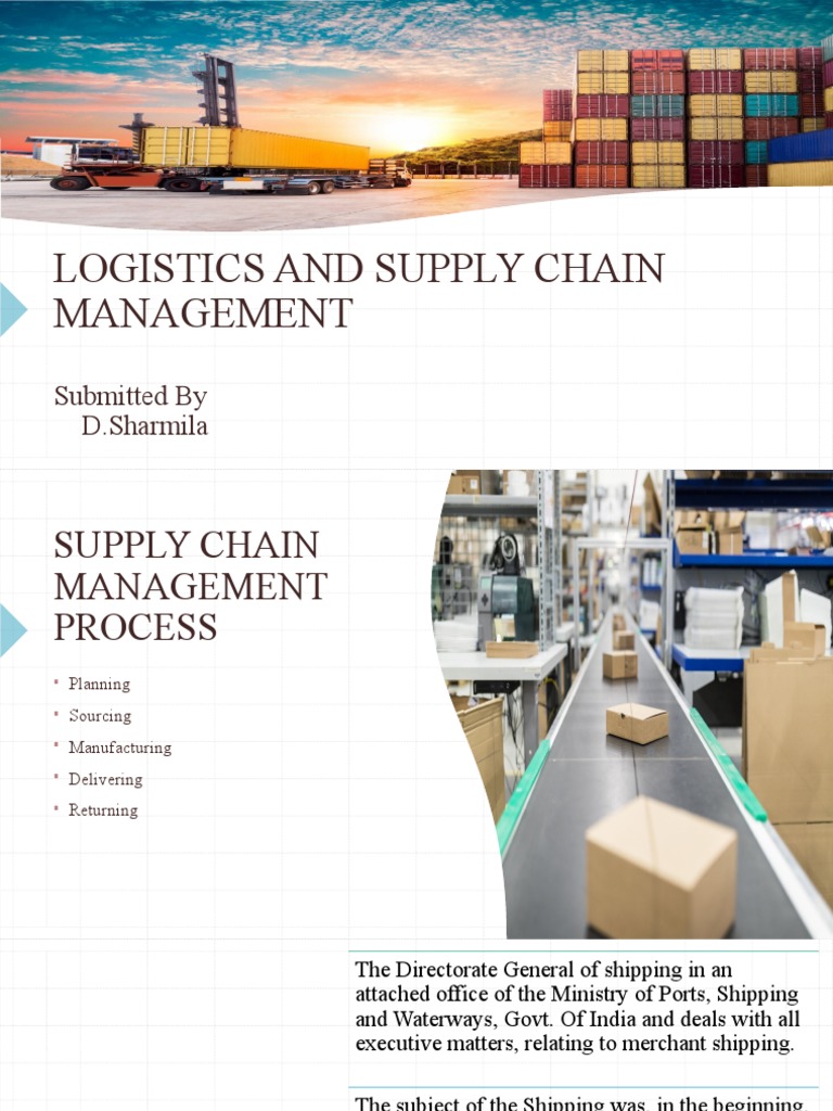 Indian Logistics and Supply Chain Overview | PDF | Logistics | Supply Chain