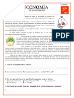 PRÁCTICA ECONOMÍA 5TO IV BIM. Operaciones Bancarias