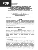 Download Analisis Ekonomi Usahatani Hortikultura Sebagai Komoditi Unggulan Agribisnis by Priskila Yunita SN61346144 doc pdf