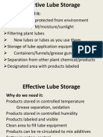 Effective Lube Storage: Why and How