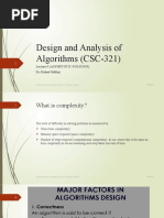 Design and Analysis of Algorithms CSC 321 Lecture 3 29092022 032607pm