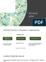 Session 10 Terminal Value