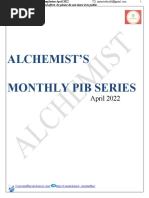 Alchemist's Monthly PIB Compilation-April - 2022