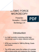 Atomic Force Microscopy PPT Otoalih 2