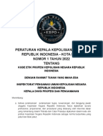 Peraturan Kepala Kepolisian Negara Republik Indonesia - Kota Baru