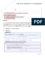 9 Primitives Et Integrales