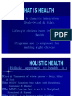 Positive Health Options Presentation