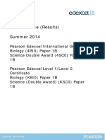 Mark Scheme Paper 1B June 2014