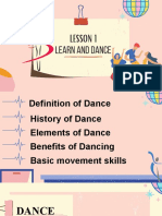 Lesson 1 Dance