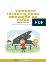 NATHÁLIA Atividades Infantis para Iniciação Ao Piano