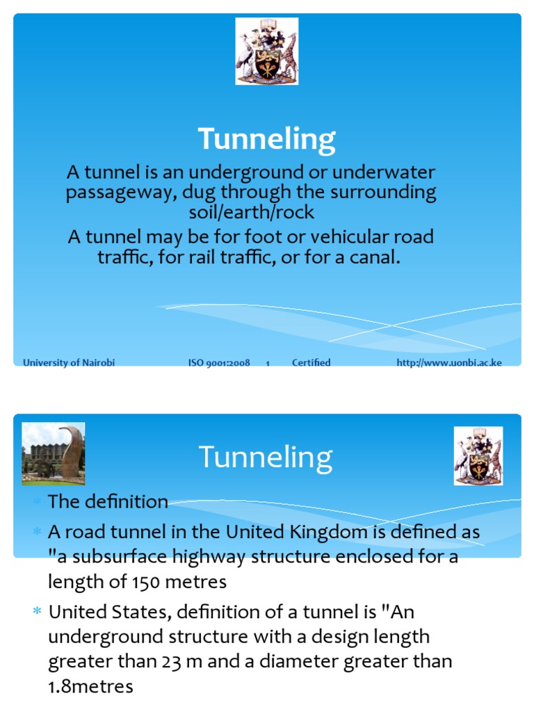Tunneling PDF Tunnel Economic Sectors