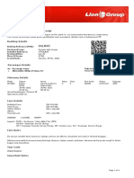 Lion Air eTicket Itinerary Receipt