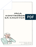 Mga Kontrobersya Sa Kasaysayan