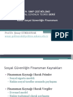 Sosyal Güvenliğin Finansmanı