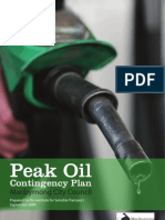 Peak Oil: Contingency Plan