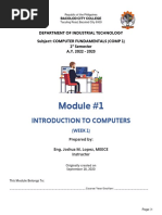 Module 1 Intro To Computers