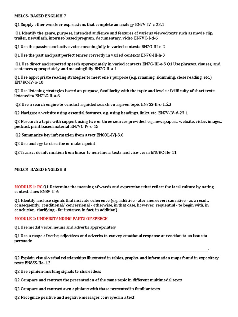 Melcs english ist n 2nd pdf